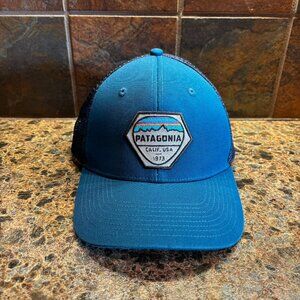 Patagonia Mesh Snapback Trucker Hat with Logo Patch Adjustable Snap Back
